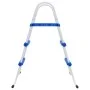 Poolleiter aus blauem und weißem Stahl 84 cm von vidaXL, Pooltreppen und Rampen - Ref: Foro24-93805, Preis: 63,27 €, Rabatt: %