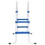 Poolleiter aus blauem und weißem Stahl 84 cm von vidaXL, Pooltreppen und Rampen - Ref: Foro24-93805, Preis: 63,27 €, Rabatt: %