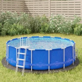 Light gray polyester geotextile pool floor tapestry Ø306cm by vidaXL, Pool covers - Ref: Foro24-94224, Price: 48,84 €, Discou...