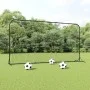 Black HDPE football rebound net 366x90x183 cm by vidaXL, soccer goals - Ref: Foro24-93762, Price: 146,81 €, Discount: %