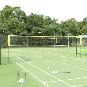 Badminton net PE fabric yellow and black 600x155 cm by vidaXL, badminton nets - Ref: Foro24-93745, Price: 33,34 €, Discount: %