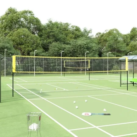 Badminton net PE fabric yellow and black 600x155 cm by vidaXL, badminton nets - Ref: Foro24-93745, Price: 33,34 €, Discount: %