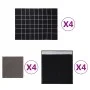 Set Tücher 12 Einheiten schwarze und graue Baumwolle von vidaXL, Handtücher - Ref: Foro24-136294, Preis: 25,10 €, Rabatt: %