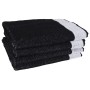 Set Tücher 12 Einheiten schwarze und graue Baumwolle von vidaXL, Handtücher - Ref: Foro24-136294, Preis: 25,42 €, Rabatt: %