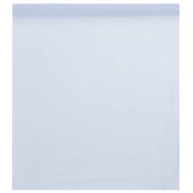 Lámina de ventana esmerilada PVC blanco 45x2000 cm