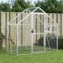 Vogelhaus aus silbernem Aluminium, 179 x 100 x 185 m von vidaXL, Füße und Vogelkäfige - Ref: Foro24-152258, Preis: 342,76 €, ...