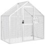 Vogelhaus aus silbernem Aluminium, 179 x 100 x 185 m von vidaXL, Füße und Vogelkäfige - Ref: Foro24-152258, Preis: 353,50 €, ...