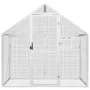 Vogelhaus aus silbernem Aluminium, 179 x 100 x 185 m von vidaXL, Füße und Vogelkäfige - Ref: Foro24-152258, Preis: 342,76 €, ...