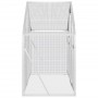 Vogelhaus aus silbernem Aluminium, 179 x 100 x 185 m von vidaXL, Füße und Vogelkäfige - Ref: Foro24-152258, Preis: 353,50 €, ...
