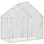 Pajarera de aluminio color plateado 179x100x185 m de vidaXL, Pies y jaulas para pájaros - Ref: Foro24-152258, Precio: 343,18 ...