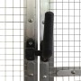 Vogelhaus aus silbernem Aluminium, 179 x 100 x 185 m von vidaXL, Füße und Vogelkäfige - Ref: Foro24-152258, Preis: 353,50 €, ...