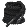 Cuerda de batalla poliéster negro 15 m 11 kg de vidaXL, Accesorios de máquinas de cardio - Ref: Foro24-94268, Precio: 71,47 €