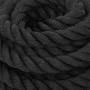 Black polyester battle rope 15 m 11 kg by vidaXL, Cardio Machine Accessories - Ref: Foro24-94268, Price: 60,46 €, Discount: %