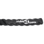 Cuerda de batalla poliéster negro 15 m 11 kg de vidaXL, Accesorios de máquinas de cardio - Ref: Foro24-94268, Precio: 71,47 €
