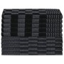 Set of 20 black and gray cotton cloths by vidaXL, Towels - Ref: Foro24-136286, Price: 41,48 €, Discount: %