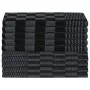 Set of 20 black and gray cotton cloths by vidaXL, Towels - Ref: Foro24-136286, Price: 40,95 €, Discount: %
