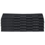 Set of 20 black and gray cotton cloths by vidaXL, Towels - Ref: Foro24-136286, Price: 41,48 €, Discount: %