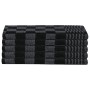 Set of 20 black and gray cotton cloths by vidaXL, Towels - Ref: Foro24-136286, Price: 41,48 €, Discount: %