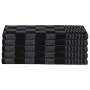 Set of 20 black and gray cotton cloths by vidaXL, Towels - Ref: Foro24-136286, Price: 40,95 €, Discount: %