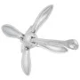 Ancla plegable hierro maleable plateado 8 kg de vidaXL, Anclas - Ref: Foro24-94272, Precio: 78,69 €, Descuento: %