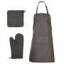 Set aus Ofenhandschuhtüchern mit Griffen 15 Stück schwarze Baumwolle von vidaXL, Handtücher - Ref: Foro24-136296, Preis: 43,4...
