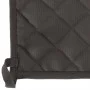 Set aus Ofenhandschuhtüchern mit Griffen 15 Stück schwarze Baumwolle von vidaXL, Handtücher - Ref: Foro24-136296, Preis: 42,9...