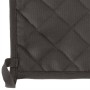 Set aus Ofenhandschuhtüchern mit Griffen 15 Stück schwarze Baumwolle von vidaXL, Handtücher - Ref: Foro24-136296, Preis: 43,4...