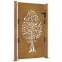 Puerta de jardín acero corten diseño árbol 105x130 cm de vidaXL, Puertas de jardín - Ref: Foro24-153162, Precio: 192,78 €, De...