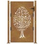 Gartentor aus Cortenstahl, Baumdesign, 105 x 130 cm von vidaXL, Gartentore - Ref: Foro24-153162, Preis: 197,22 €, Rabatt: %