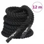 Schwarzes Polyester-Kampfseil 12 m 9 kg von vidaXL, Zubehör für Cardiogeräte - Ref: Foro24-94267, Preis: 56,35 €, Rabatt: %