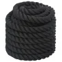 Schwarzes Polyester-Kampfseil 12 m 9 kg von vidaXL, Zubehör für Cardiogeräte - Ref: Foro24-94267, Preis: 56,35 €, Rabatt: %