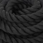 Black polyester battle rope 12 m 9 kg by vidaXL, Cardio Machine Accessories - Ref: Foro24-94267, Price: 56,35 €, Discount: %