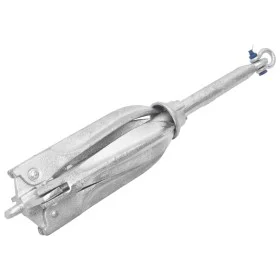 Ancla plegable hierro maleable plateado 10 kg de vidaXL, Anclas - Ref: Foro24-94273, Precio: 108,50 €, Descuento: %