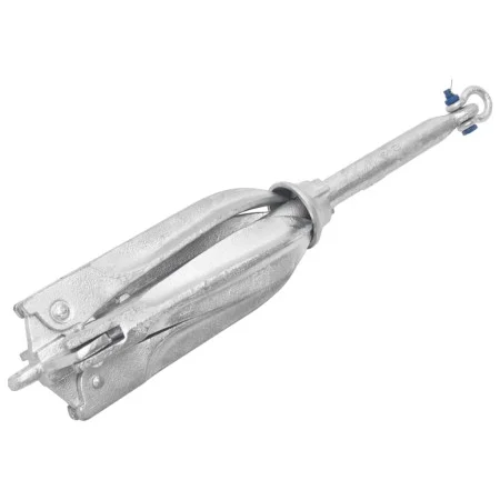 Silberner Klappanker aus Temperguss, 10 kg von vidaXL, Anker - Ref: Foro24-94273, Preis: 108,50 €, Rabatt: %