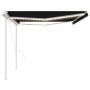 Automatic awning LED wind sensor anthracite gray 5x3.5 m by vidaXL, Awnings - Ref: Foro24-3070074, Price: 801,48 €, Discount: %