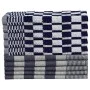 Set of 20 blue and white cotton cloths by vidaXL, Towels - Ref: Foro24-136289, Price: 46,40 €, Discount: %