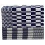 Set Tücher 20 Einheiten Baumwolle blau und weiß von vidaXL, Handtücher - Ref: Foro24-136289, Preis: 47,09 €, Rabatt: %
