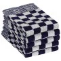 Set of 20 blue and white cotton cloths by vidaXL, Towels - Ref: Foro24-136289, Price: 46,40 €, Discount: %