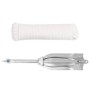 Ancla plegable con cuerda hierro maleable plateado 10 kg de vidaXL, Anclas - Ref: Foro24-94279, Precio: 115,59 €, Descuento: %