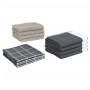 Set mit 12 grauen Baumwolltüchern von vidaXL, Handtücher - Ref: Foro24-136295, Preis: 28,88 €, Rabatt: %