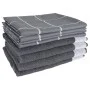 Set of 12 gray cotton cloths by vidaXL, Towels - Ref: Foro24-136295, Price: 28,57 €, Discount: %