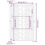 Gartentor aus Cortenstahl, quadratisches Design, 105 x 155 cm von vidaXL, Gartentore - Ref: Foro24-153199, Preis: 199,76 €, R...