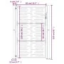 Gartentor aus Cortenstahl, quadratisches Design, 105 x 155 cm von vidaXL, Gartentore - Ref: Foro24-153199, Preis: 213,26 €, R...