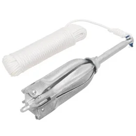 Ancla plegable con cuerda hierro maleable plateado 12 kg de vidaXL, Anclas - Ref: Foro24-94280, Precio: 122,61 €, Descuento: %