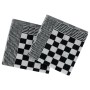 Juego de paños 50 unidades algodón negro y blanco de vidaXL, Toallas - Ref: Foro24-136293, Precio: 81,70 €, Descuento: %