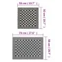 Set of cloths 50 units black and white cotton by vidaXL, Towels - Ref: Foro24-136293, Price: 80,61 €, Discount: %