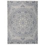 Blau gestreifter Flachgewebe-Außenteppich 140x200 cm von vidaXL, Teppiche - Ref: Foro24-340831, Preis: 49,10 €, Rabatt: %