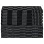 Set of 10 black and gray cotton cloths by vidaXL, Towels - Ref: Foro24-136285, Price: 21,34 €, Discount: %