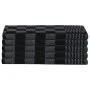 Set of 10 black and gray cotton cloths by vidaXL, Towels - Ref: Foro24-136285, Price: 21,34 €, Discount: %