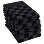 Set of 50 black and gray cotton cloths by vidaXL, Towels - Ref: Foro24-136287, Price: 86,83 €, Discount: %